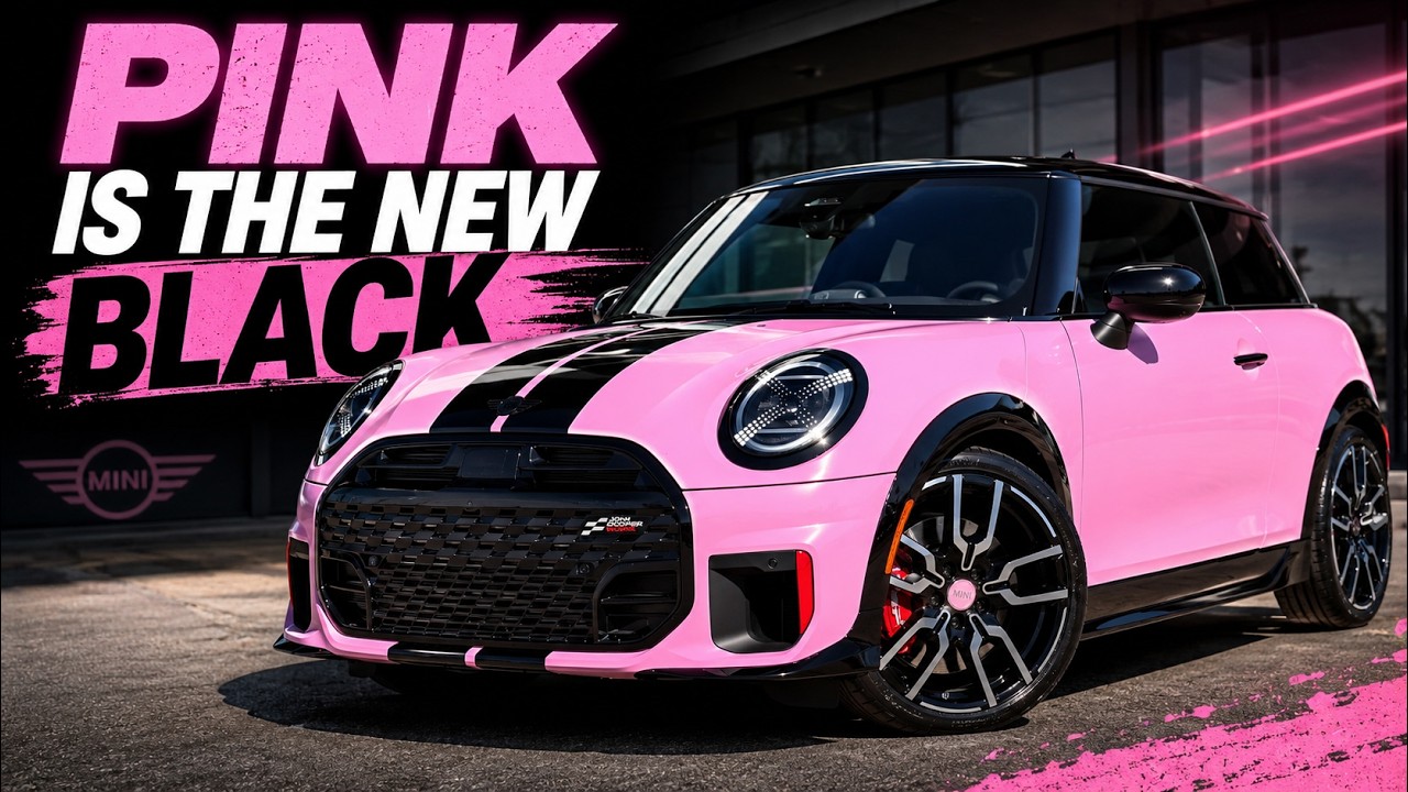 EVER SEEN A PINK MINI COOPER JOHN COOPER WORKS?