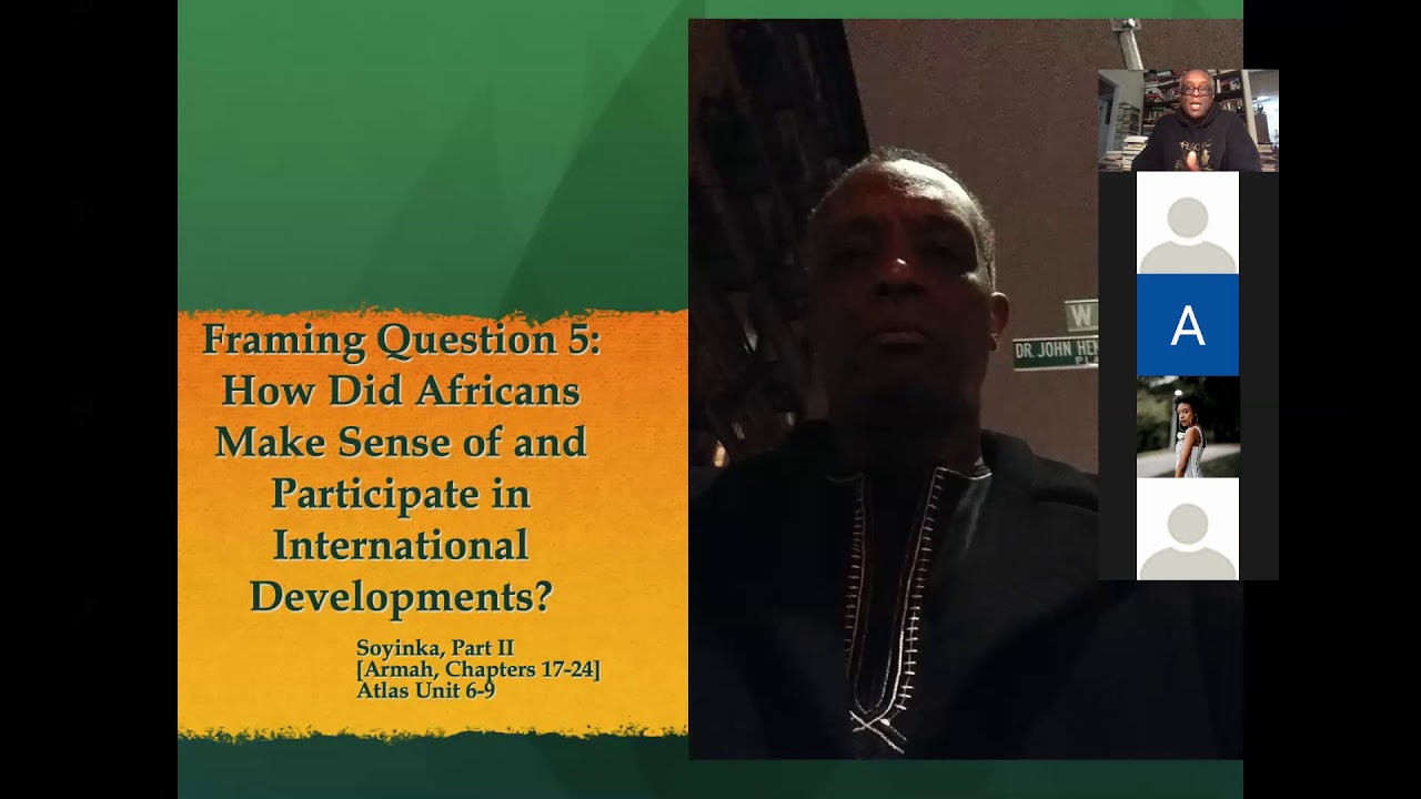Dr. Carr - Intro to Afro American Studies FQ5-1