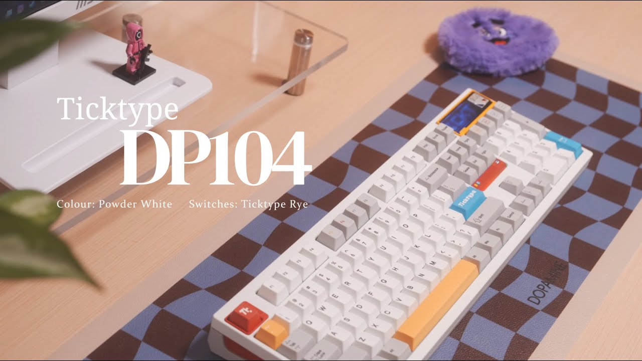 Ticktype DP104 | The Full-Size Keyboard Evolved