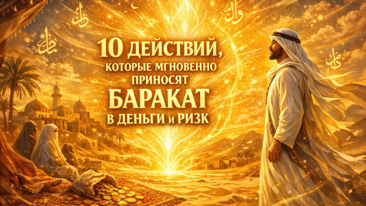 10 действий, которые мгновенно приносят баракат в деньги и ризк-делай это и Аллах увеличит твой удел
