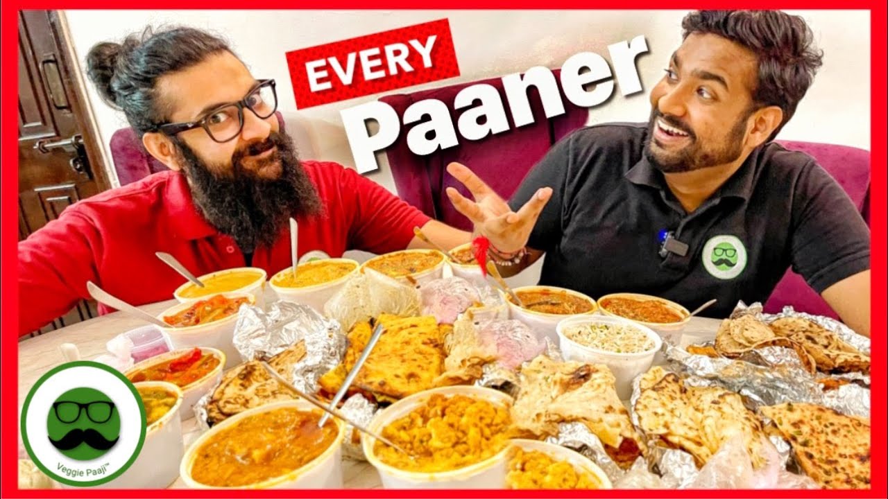 Eating Every Type of Paneer Food Challenge | Veggie Paaji