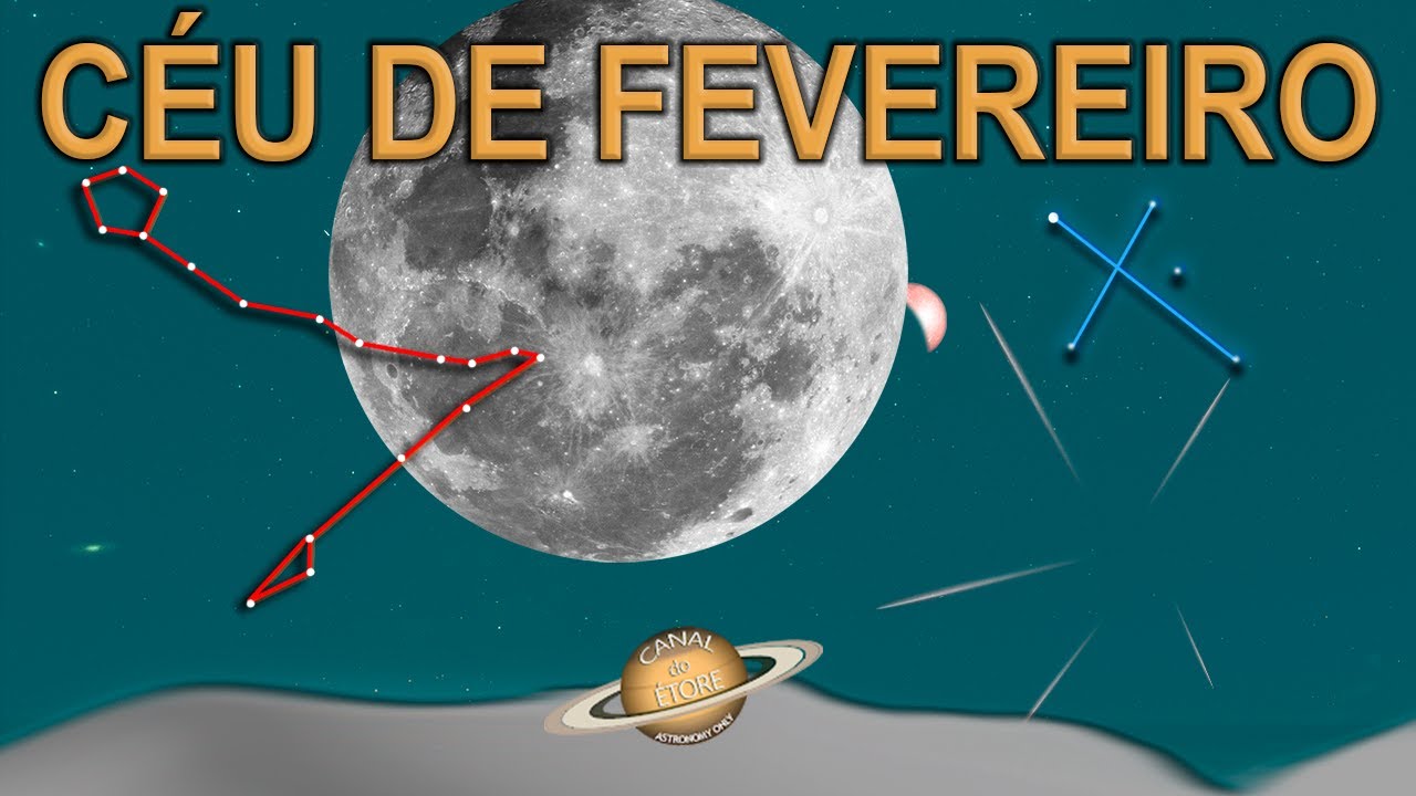 Céu de fevereiro 2026