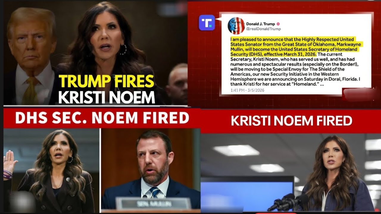 Madaxweyne TRUMP Oo Maanta Xilkii Wasiirka Amniga Gudaha Ka Qaaday KRISTI NOEM.DAAWO.