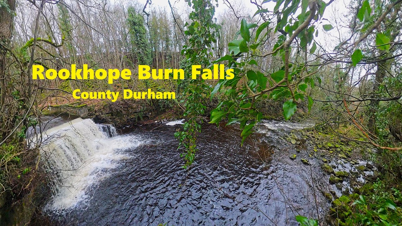 Rookhope Burn Falls County Durham 4K