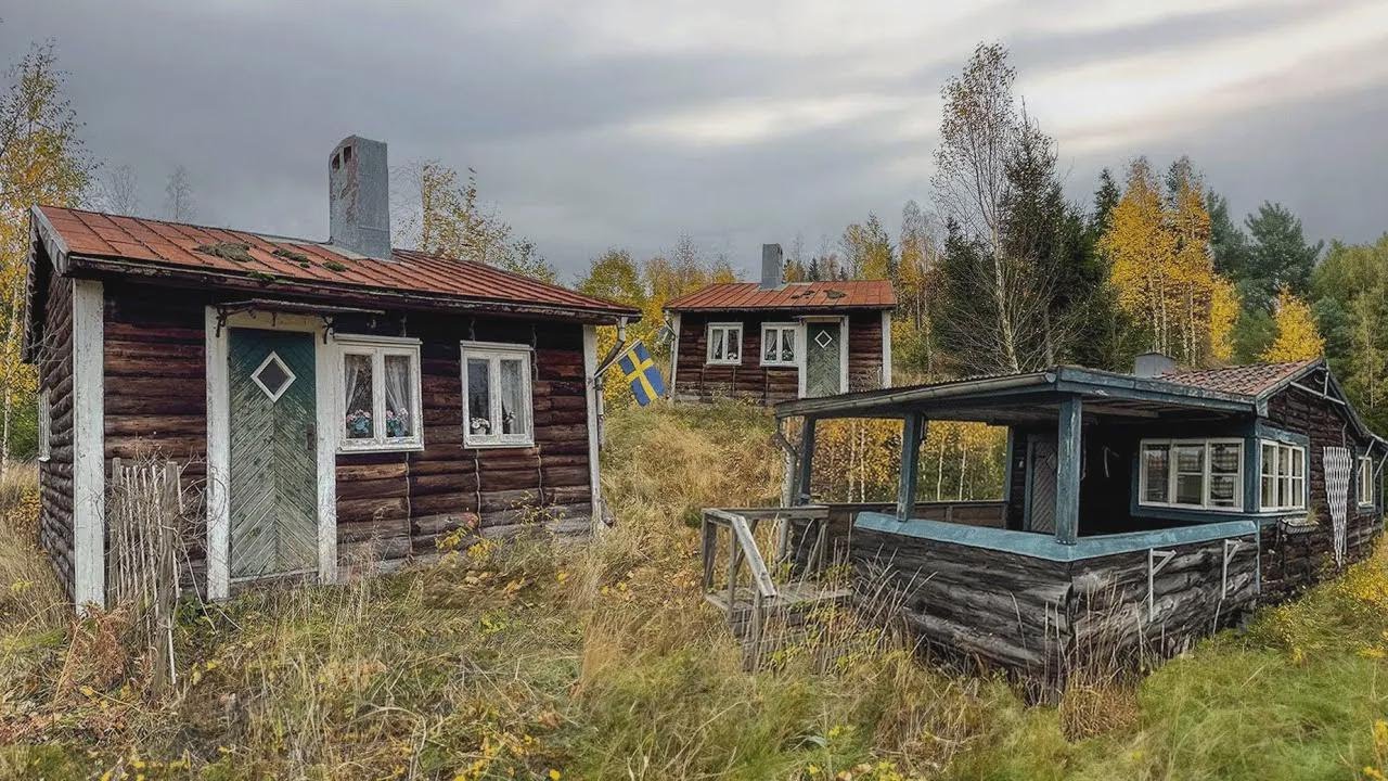 Oraș-fantomă suedez abandonat, lăsat cu totul intact de peste 10 ani!