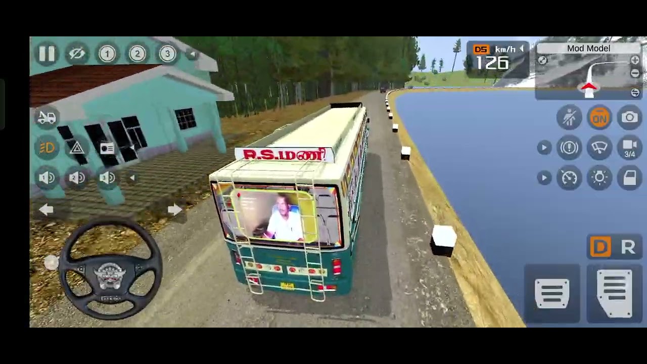 Day 22 bus driving।। Bus simulator #games #video 