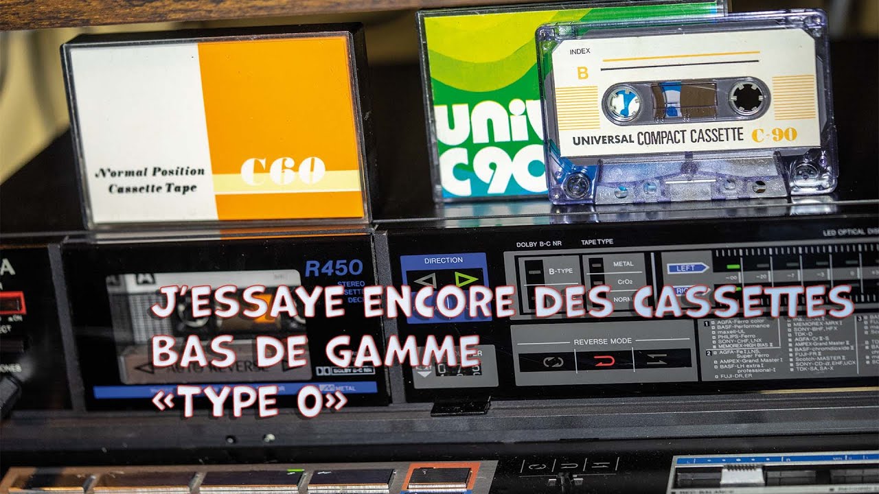 Test de cassettes inconnues