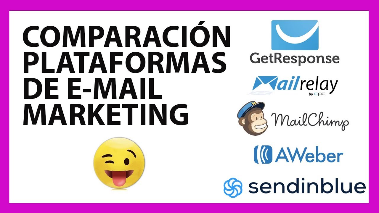 Comparación Herramientas E-Mail Marketing: Mailchimp, Getresponse, Aweber, Sendinblue, Mailrelay