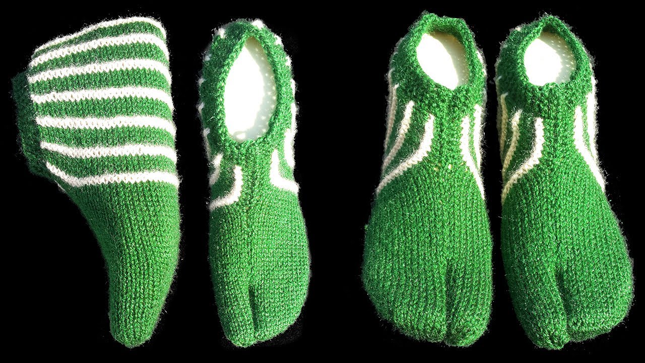 449- अंगूठे वाली जुराब बनाये आसानी से 💚 Woolen Thumb Socks Knitting Tutorial | Ladies Socks Knitting