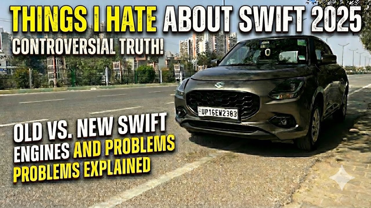 Did Maruti RUIN the 2025 Swift? (3-Cylinder vs 4-Cylinder)