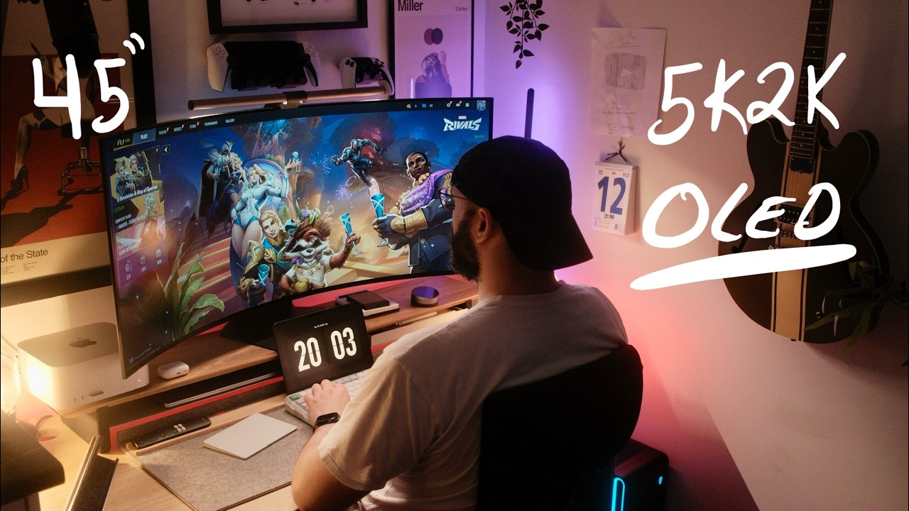 LG&rsquo;s 5K2K OLED | Unboxing & Setup, PC/PS5 Gaming, Productivity (45GX950A)