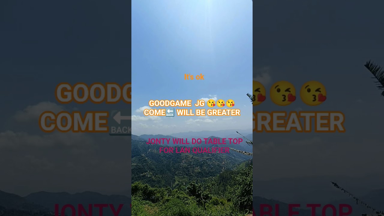 MESSAGE FOR ALL JG AND ELITE FAN #elite #jontygaming@jontylive2919 @JONTYGAMING