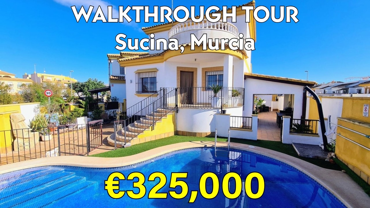 Private Pool 3 Bedroom Detached Villa in Sucina - €325,000