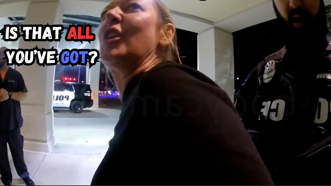 HOSPITAL CHAOS: Drunk Woman Resisting Arrest