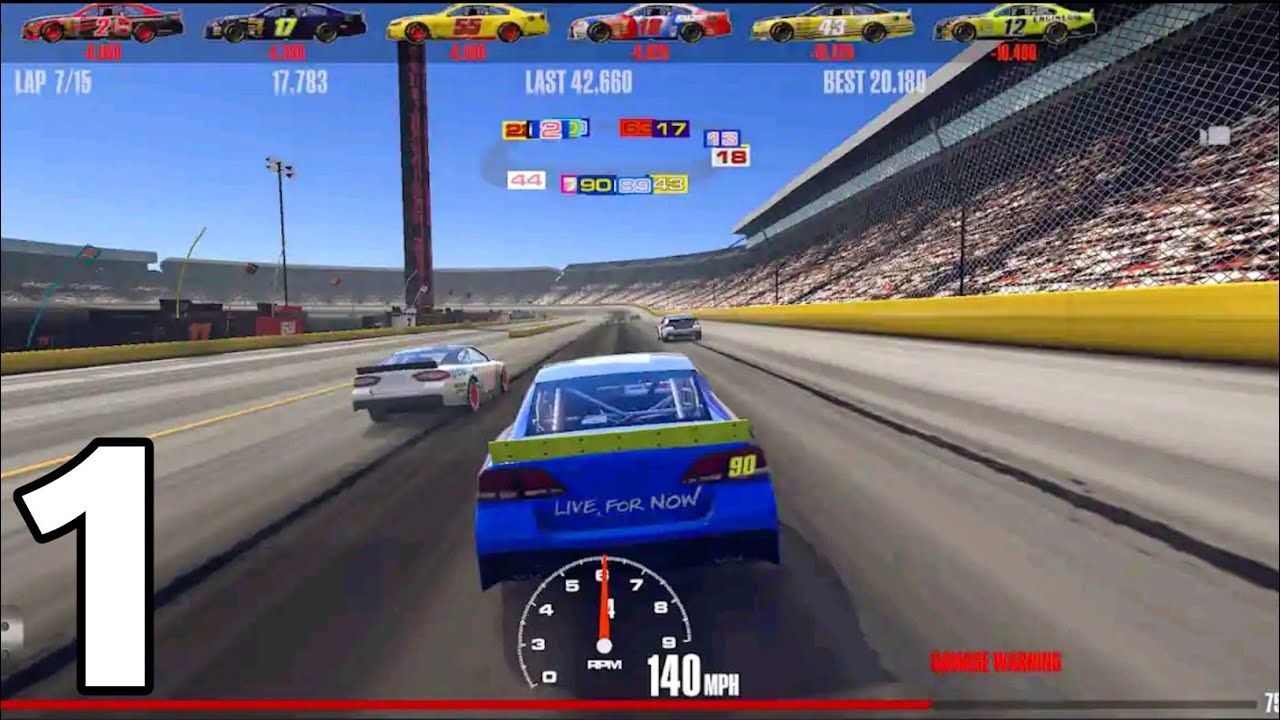 Stock Car Racing - Gameplay Walkthrough Part 1 (Android & IOS) 