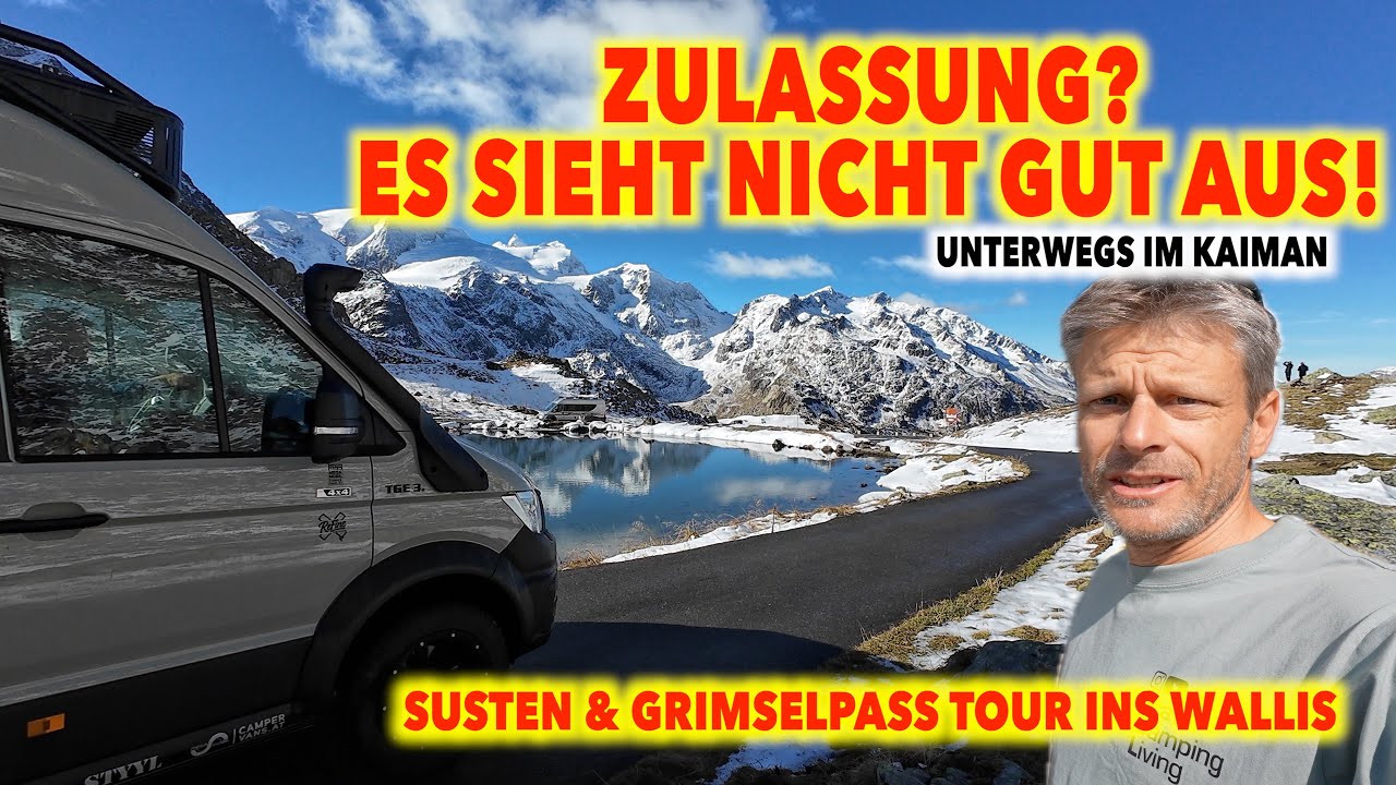 #1267 WAS LÄUFT DA FALSCH? Erster Schnee & Problem mit der Zulassung | Schweiz, Susten & Grimselpass