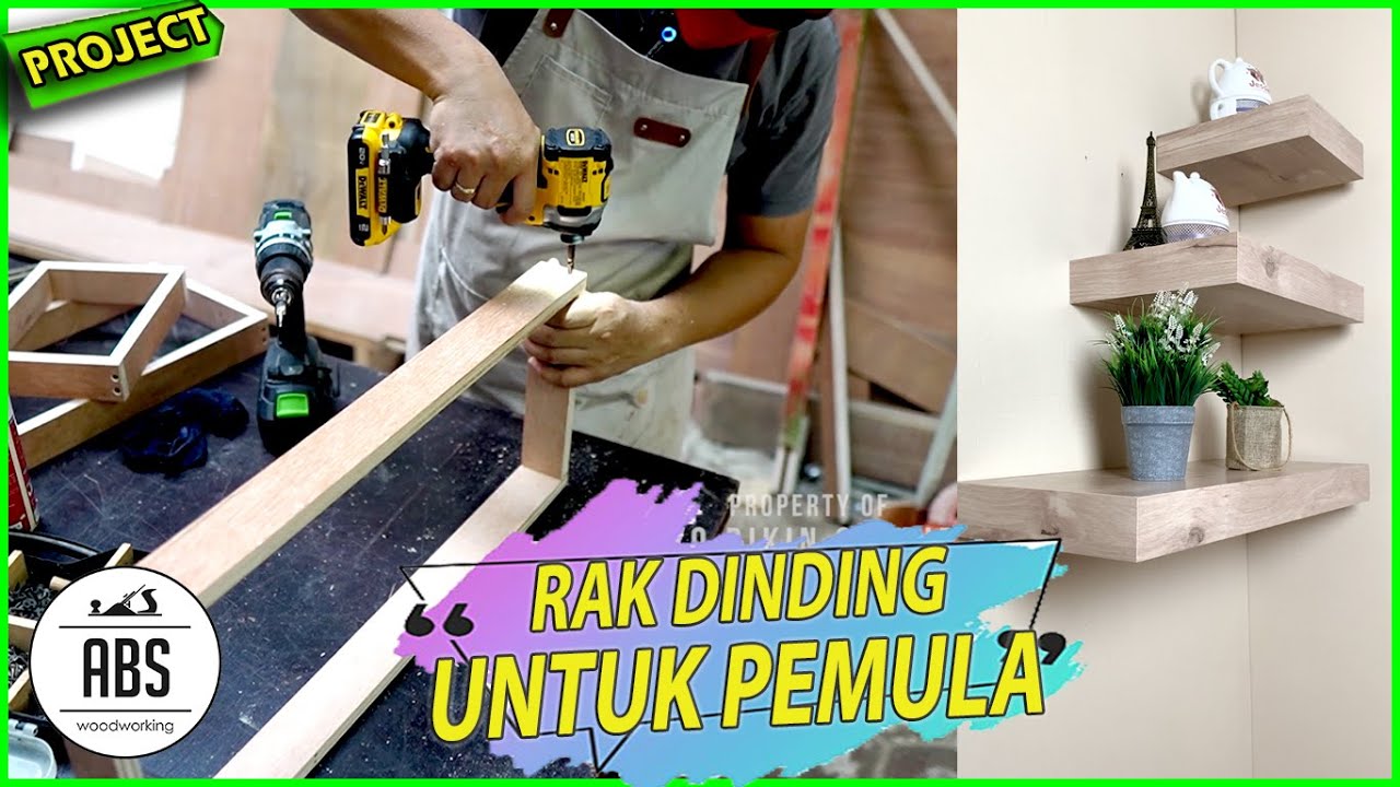 Untuk Pemula - Membuat Rak Dinding Dengan Penyimpanan Rahasia Yang Sudah Bukan Rahasia Lagi