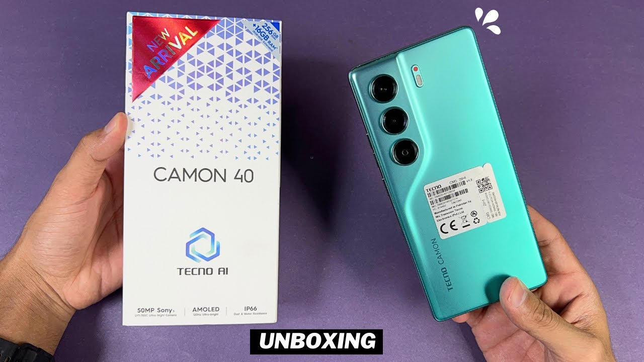 Tecno Camon 40 - Unboxing & Features Overview!