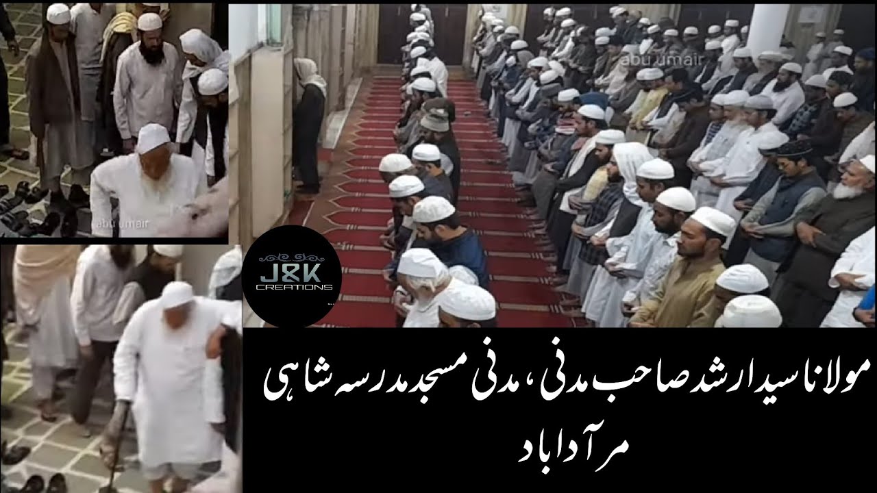 Maulana Syed Arshad Sahab Madani || Madani Masjid Madarsa Shahi Moradabad
