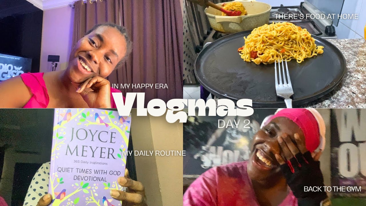 VLOGMAS DAY 2 |Everyday I cry for people I don't know + back to the gym +  working + in my happy era