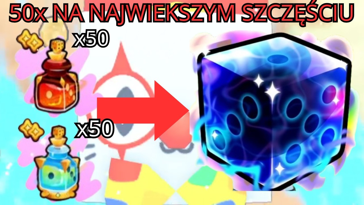 ZAKRĘCIŁEM 50 RAZY GALAKTYCZNĄ KOSTKĄ ABY DOSTAĆ... 🤡🤡