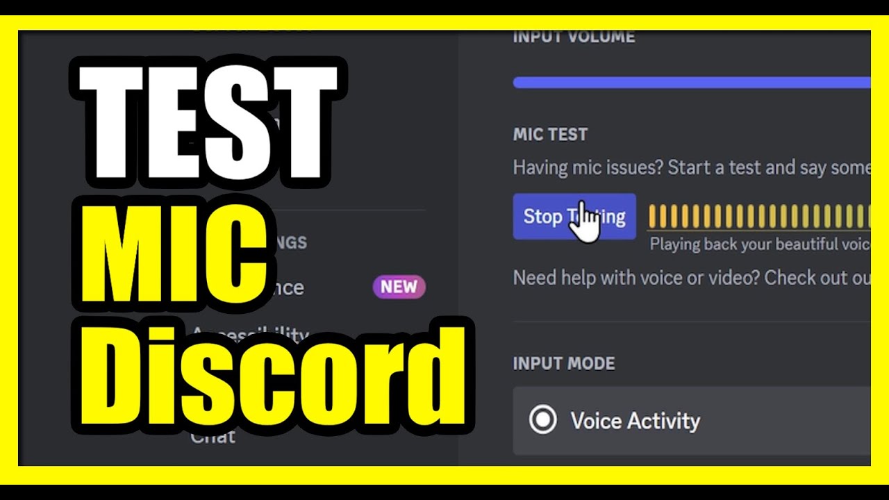 How to Test your Microphone in Discord PC App (Working FIX)