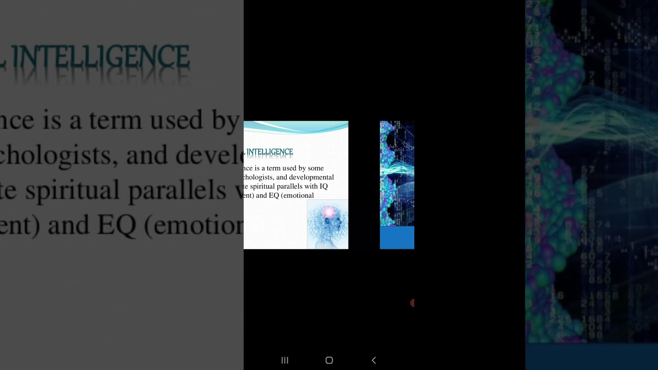 Spiritual Intelligence