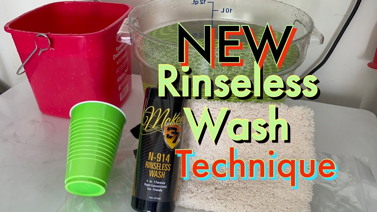New Rinseless Wash Technique/ New Mitt/ Car Washing/ McKee’s 37 n-914/ Auto Detailing