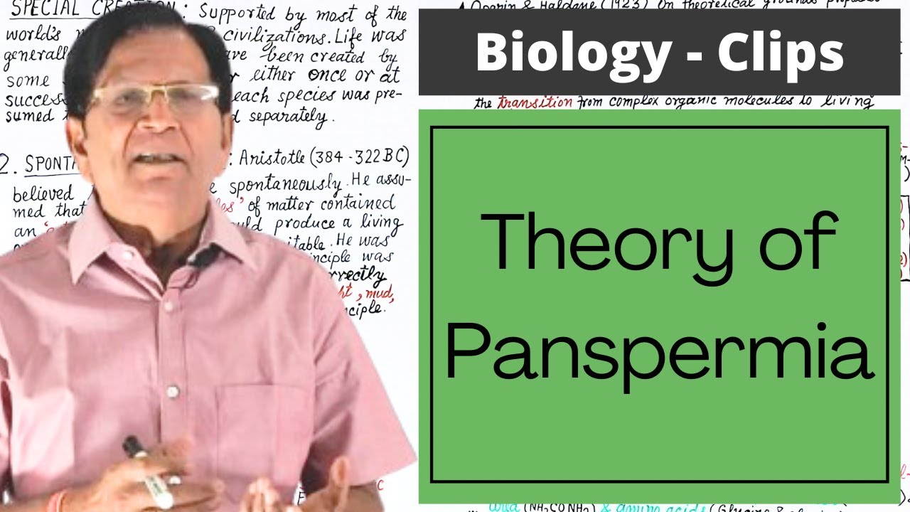 Theory of Panspermia || Biology Clips
