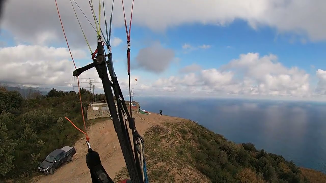 Bergeggi SV paragliding in volo Aldo Barbieri 1 16 DIC 2024