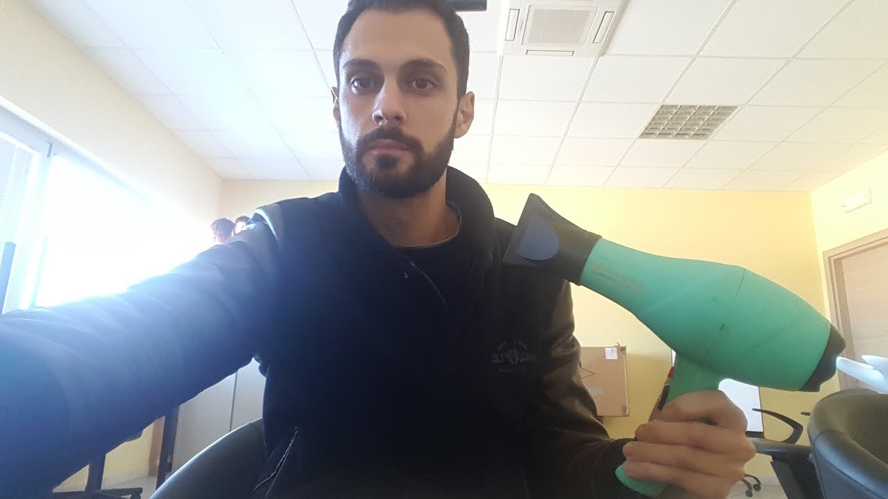 Hair dryer Sound - phon verde acqua!! - ASMR