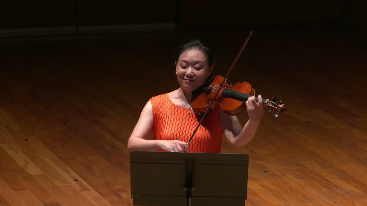 Mozart Sonata for Piano & Violin in G major, K.379; Qian Zhou, Violin; Albert Tiu, Piano