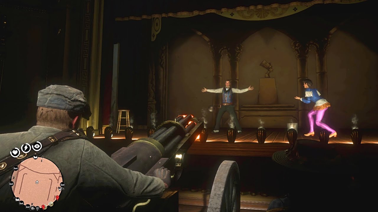 RDR2 - What if the Wizard gets a cannon shot instead of a bullet?