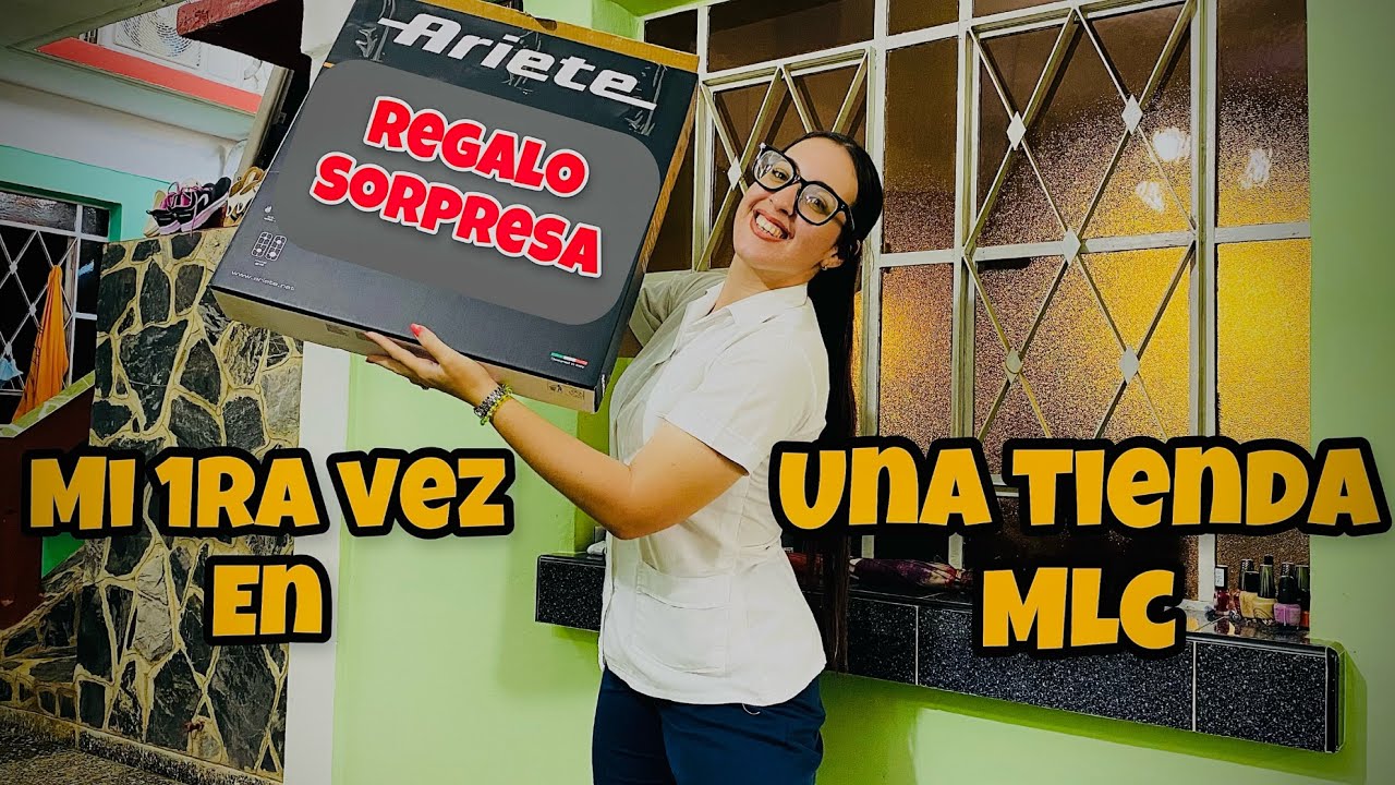 Mi PRIMERA VEZ en una TIENDA MLC en CUBA🇨🇺 REGALO SORPRESA para mi MAMÁ.. Así es mi Vida en CUBA🥲