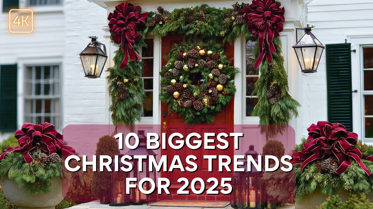 10 Biggest Christmas Trends for 2025! Elegant Holiday Decor Ideas for a Timeless & Cozy Home