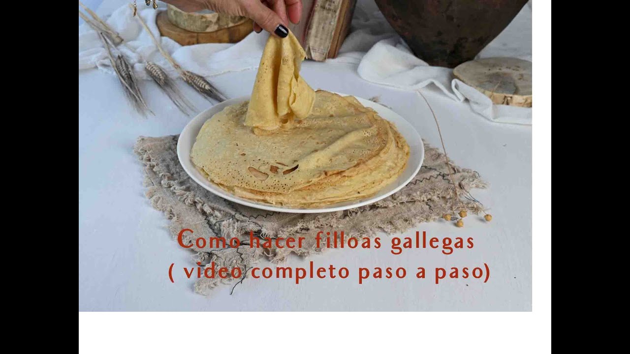 🥞 FILLOAS GALLEGAS TRADICIONALES | RECETA AUTÉNTICA PASO A PASO 🥞