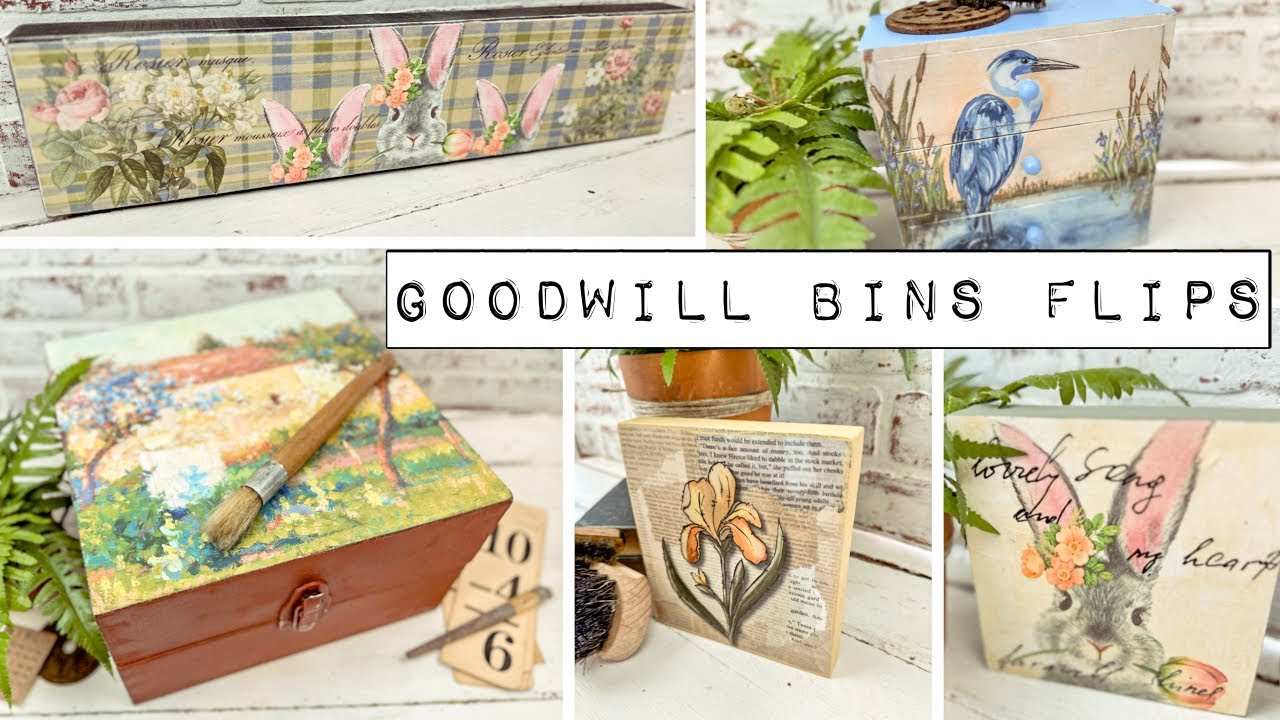 Thrifting the Goodwill Bins to Rescue and Upcycle Junk