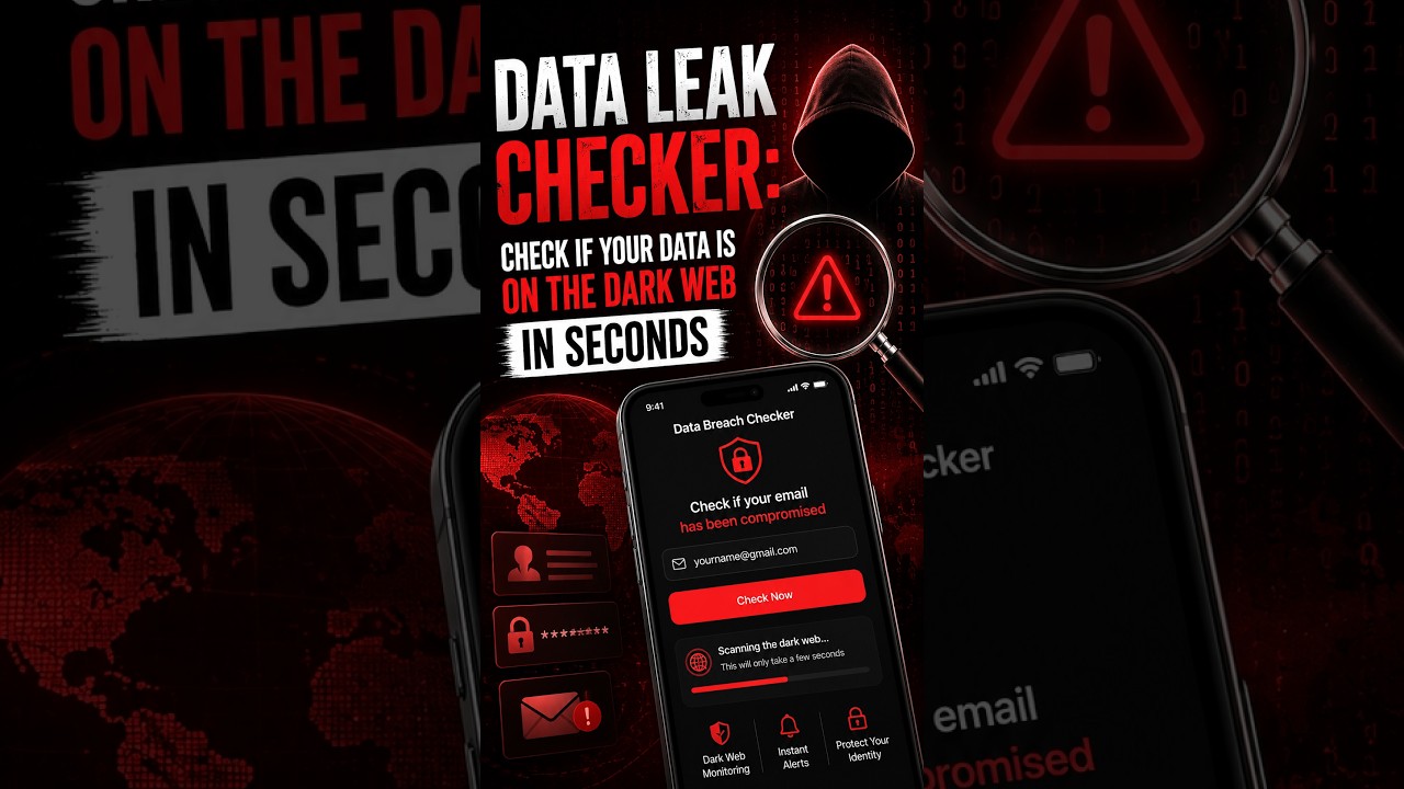 Data Leak Checker: Check If Your Data Is on the Dark Web in Seconds