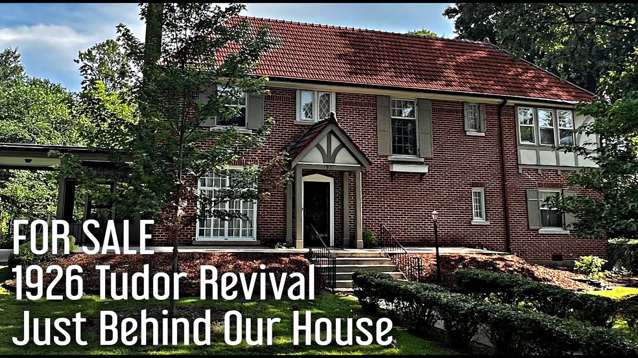 FOR SALE: 1926 Tudor Revival Just Behind Our House!