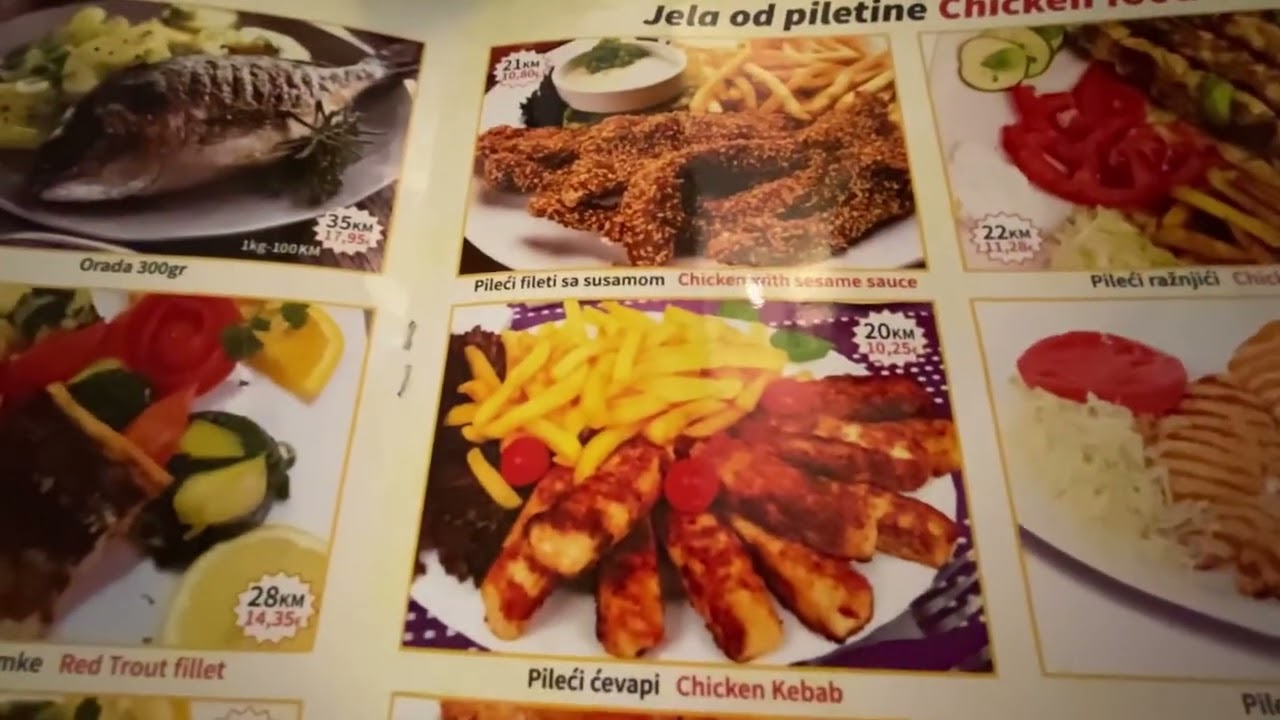 Боснийская кухня ресторан Careva Cuprija  где есть все даже морепродукты 🍤🤌но 💸