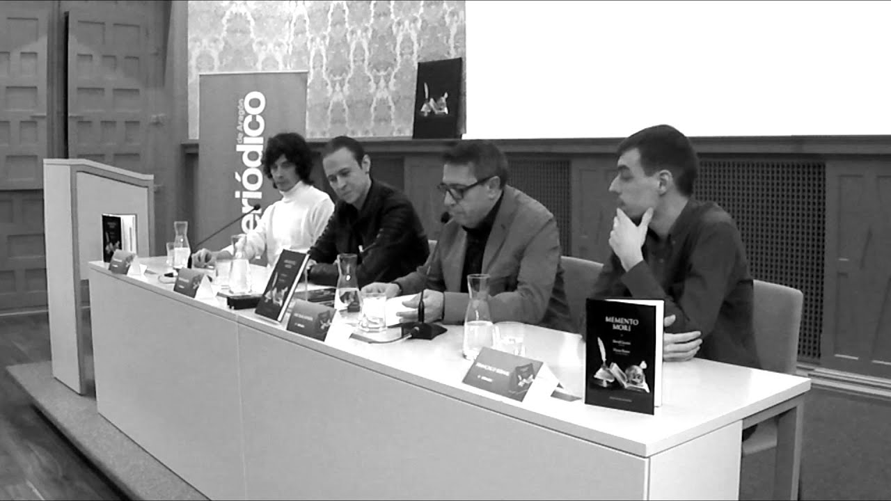 Presentación del libro «Memento Mori» de David Gascón (David Meiser) museo Pablo Gargallo (Zaragoza)