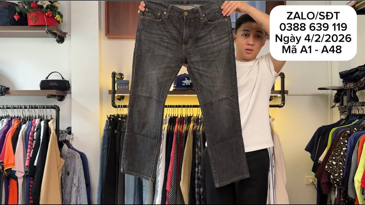 4/2 | Kiện Quần Jean, Áo Sơ Mi Dài Tay Mới Về | Dior, Buberry, Wangler. | 0388 639 119