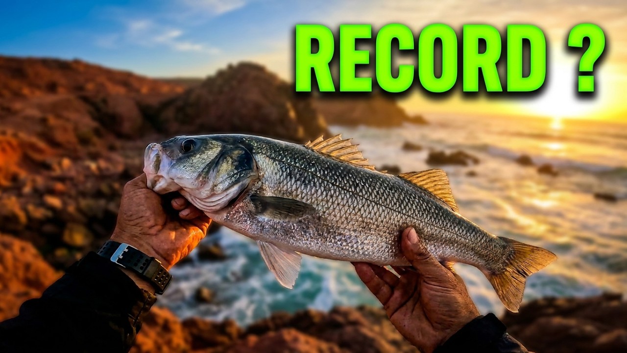 Epic Sea Bass Fishing on Morocco’s Atlantic Coast | Spinning & Hard Lure Action