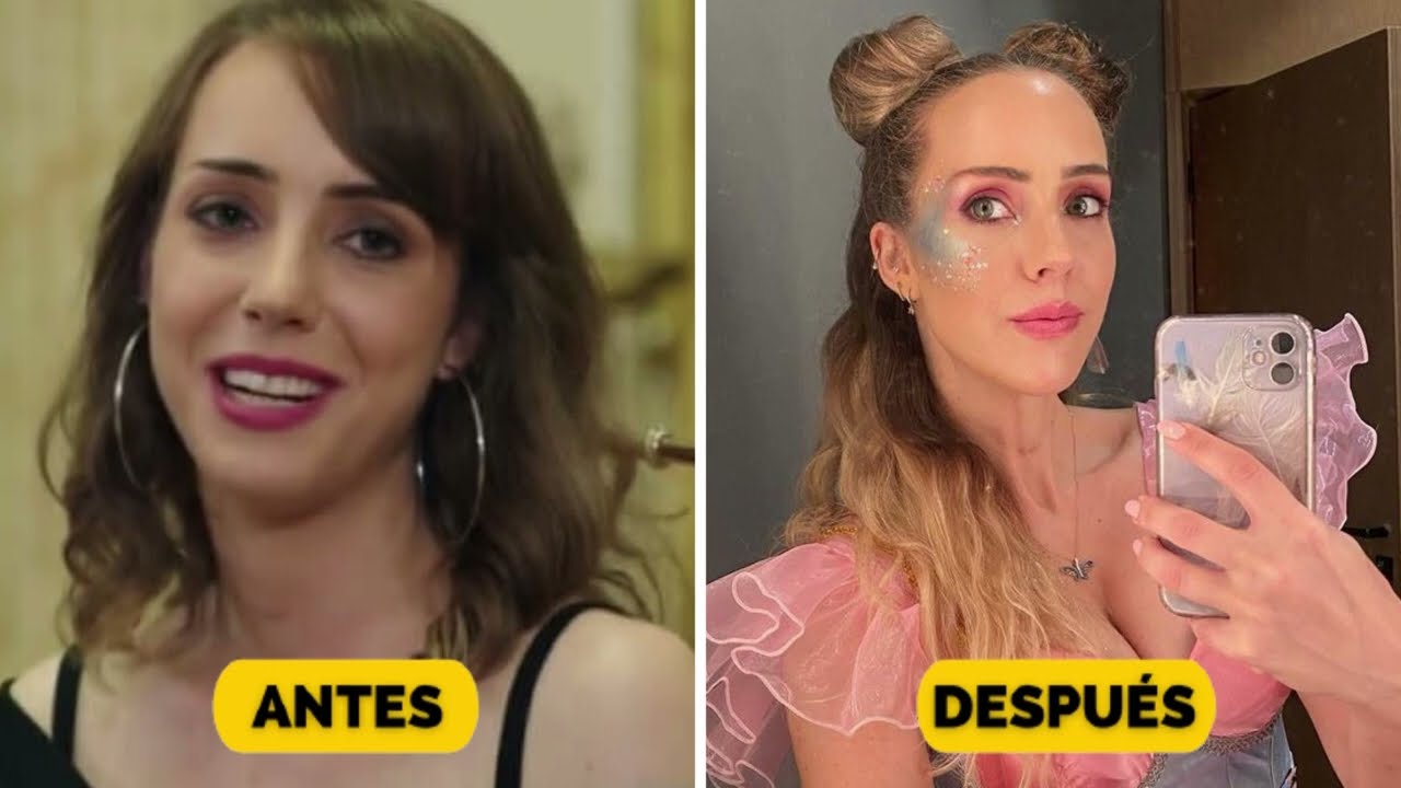 Antes y después de los actores de ALAS ROTAS