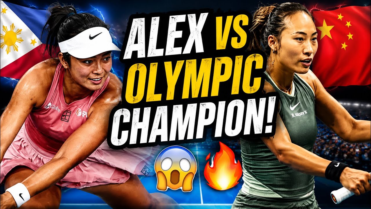 Alex Eala vs Olympic Champion: Can She Shock Qinwen Zheng? 😱🔥 #alexeala  #tennis 