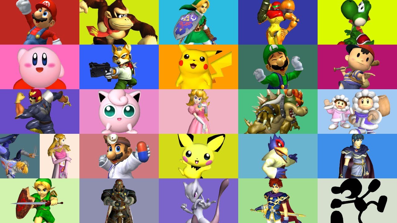 スマブラDX 全ファンファーレ / Super Smash Bros. Melee ALL Victory Themes