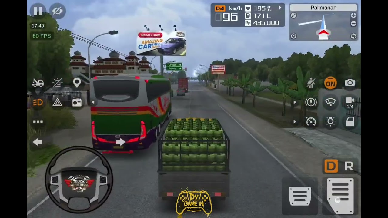 Game Truck ‼️ Pengantaran Gas Elpijin || Part 2 || Dy game in #trucksimulatorindonesia #trucksid