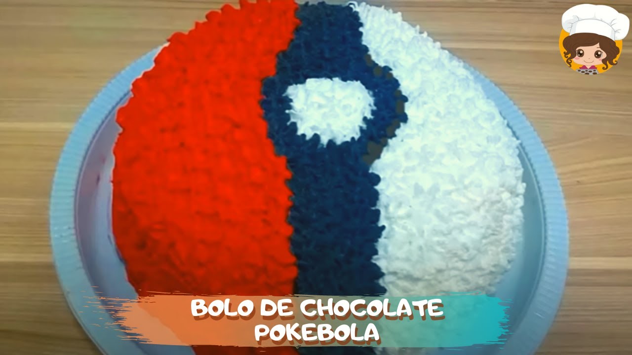 BOLO DE ANIVERSÁRIO DE POKEBOLA - MIL DELÍCIAS DA COZINHA