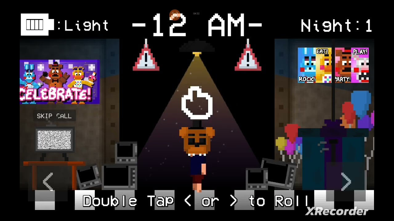 Jogando fnaf