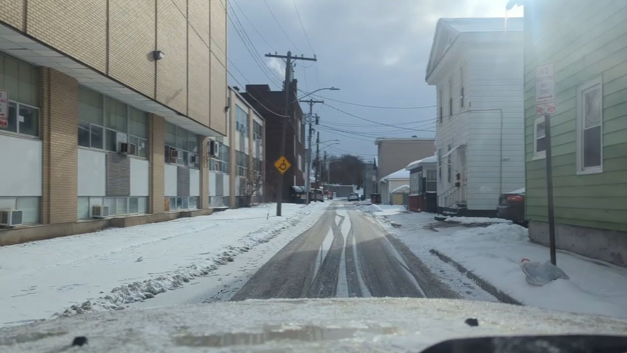 SYRACUSE NORTHSIDE INNER CITY NEIGHBORHOODS ON A COLD DECEMBER SUNDAY LATE MORNING!🥶❄️☃️